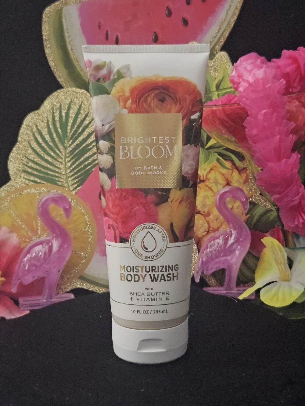NWT Bath & Body Works Brightest Bloom Moisturizing Body Wash - Pink, Yellow